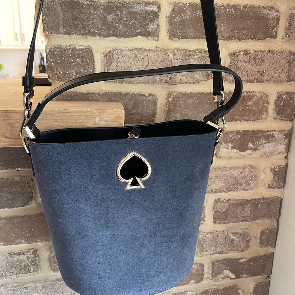 Kate Spade Suzy Suade Small Bucket Crossbody Bag